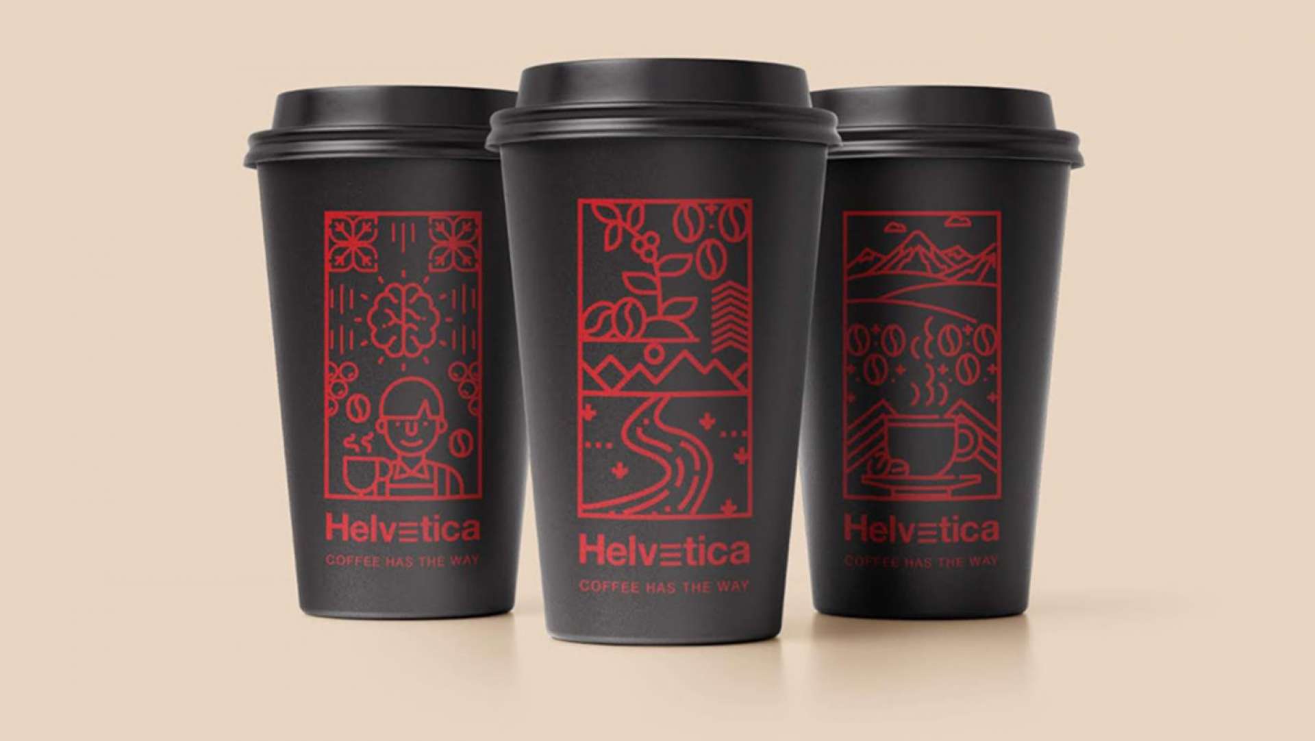 Helvetica Coffee by Widarto Impact